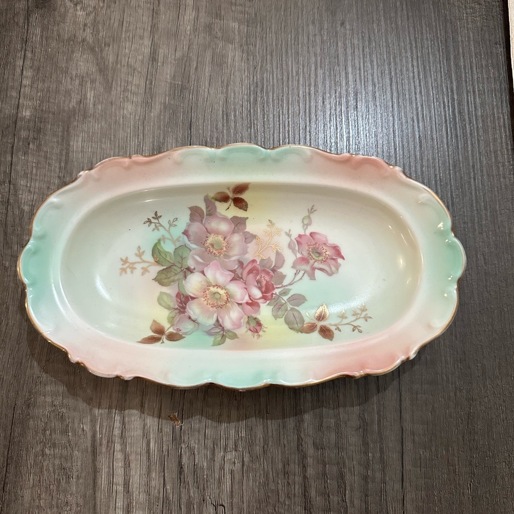 SCHUMANN ARZBERG 
Vintage Floral Porcelain Dish